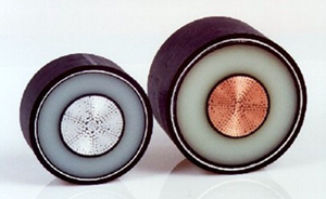 Figure 1 Extruded XLPE cables with aluminum and copper conductors